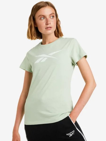 Футболка женская Reebok Graphic Vector, Зеленый