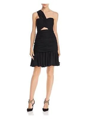 JILL STUART Женское черное коктейльное платье без рукавов длиной выше колена 8