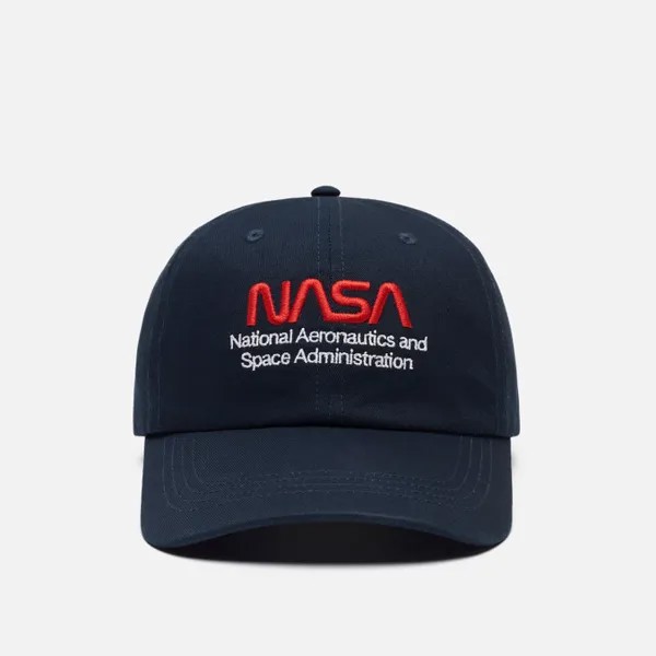 Кепка Alpha Industries NASA Worm Logo синий, Размер ONE SIZE