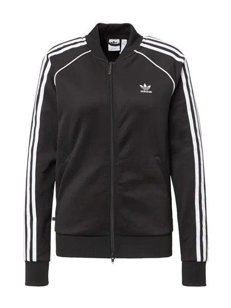 Худи на молнии Adidas ADICOLOR CLASSICS SST, черный