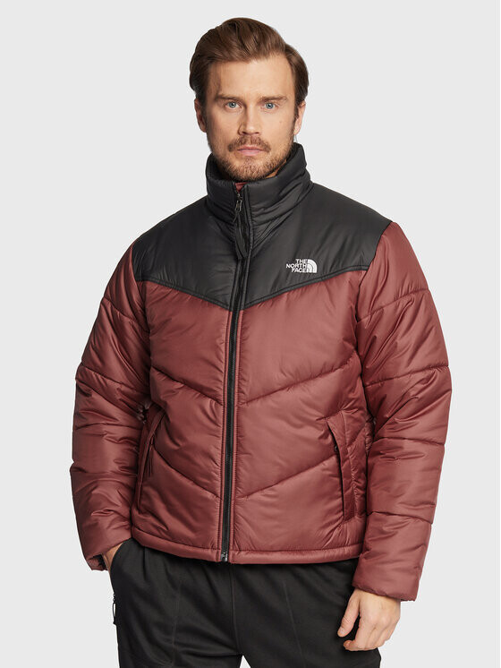Пуховик стандартного кроя The North Face, красный