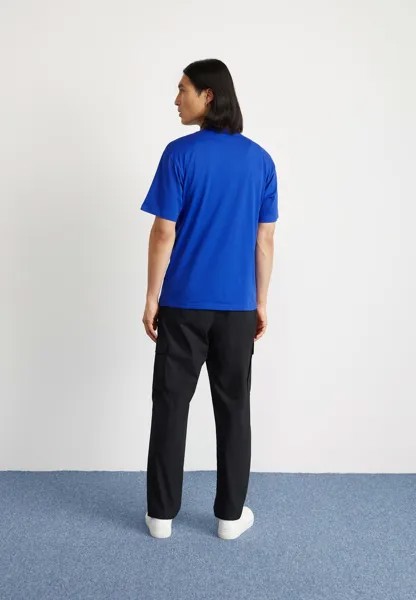 Футболка с принтом Trefoil Torch adidas Originals, синий