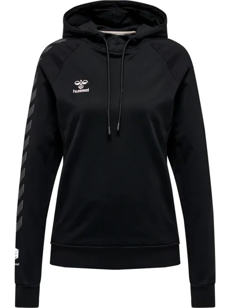 Толстовка Hummel Hoodie Hmlmove Grid Cotton Hoodie Woman, черный