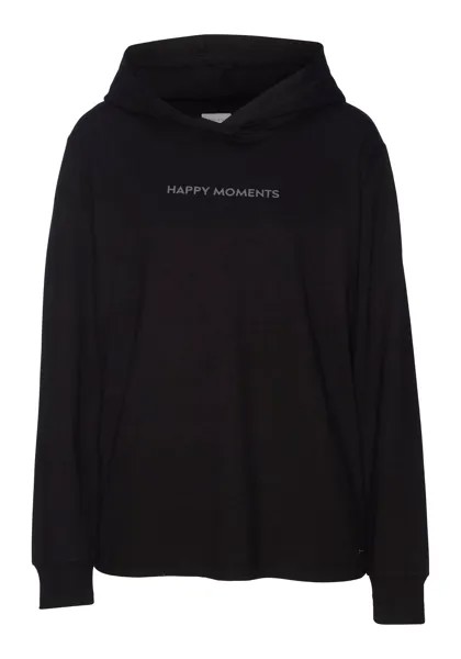 Свитер LASCANA Hoodie, черный