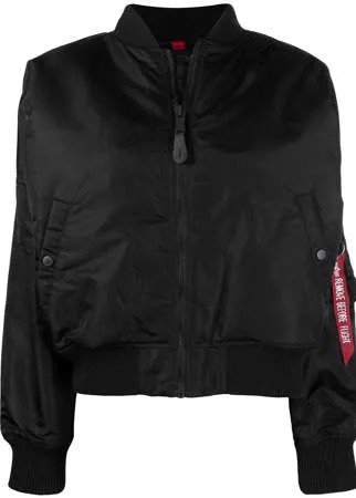 Alpha Industries бомбер на молнии