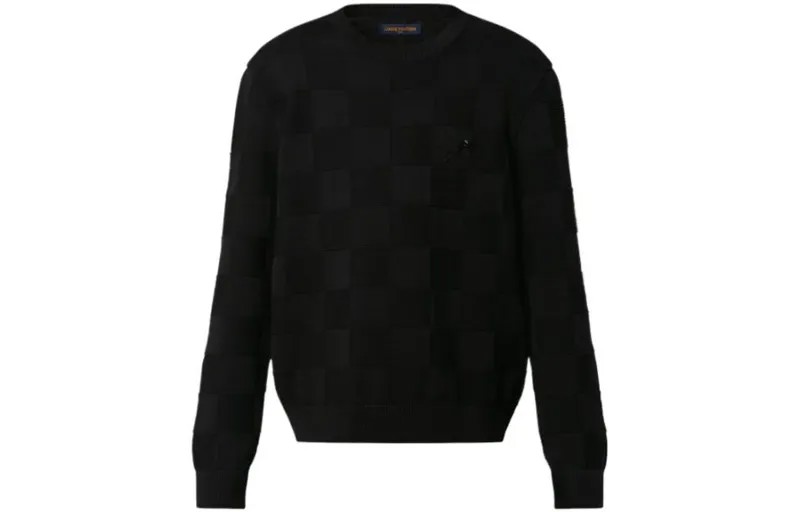 LOUIS VUITTON Мужской свитер, цвет Black