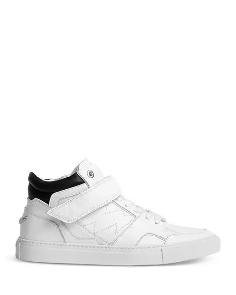 Женские кроссовки Mid Flash Zadig & Voltaire, цвет White