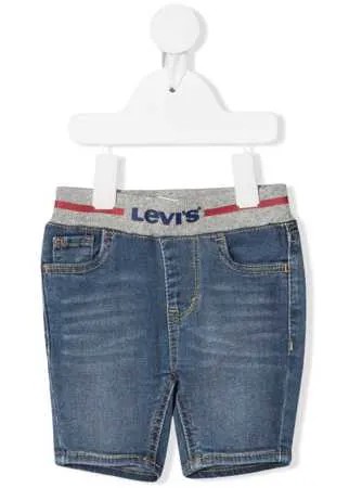 Levi's Kids джинсовые шорты с эластичным поясом