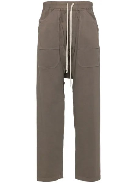 Rick Owens DRKSHDW спортивные брюки Classic Cargo с низким шаговым швом, коричневый