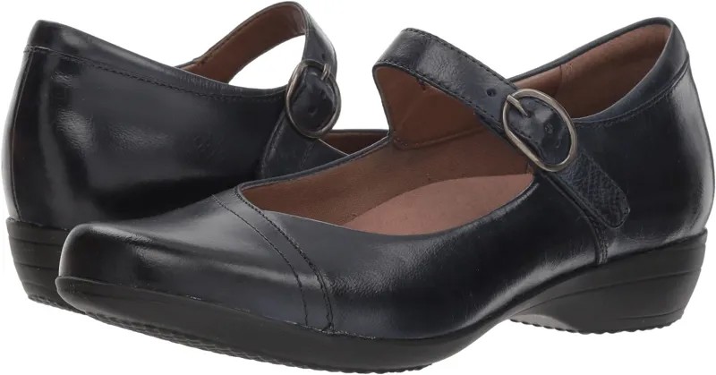 Лоферы Fawna Dansko, цвет Navy Burnished Calf