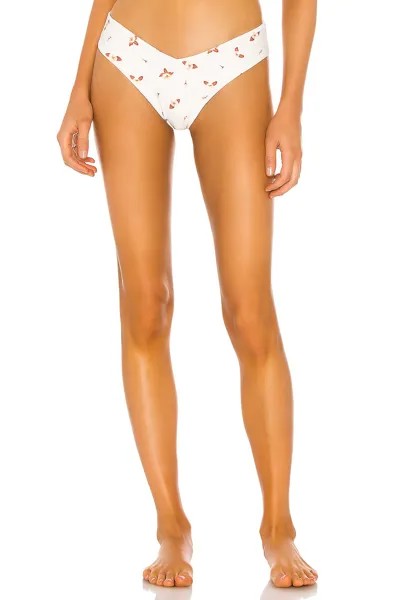Низ бикини WeWoreWhat Delilah Bikini Bottom, кремовый