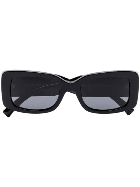Versace Eyewear солнцезащитные очки в прямоугольной оправе с логотипом