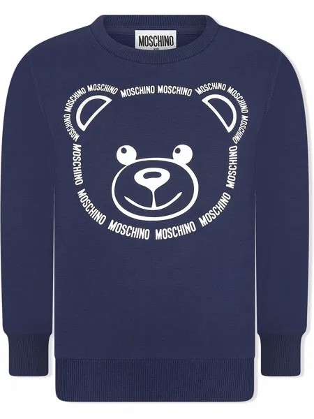 Moschino Kids толстовка Teddy Bear с логотипом