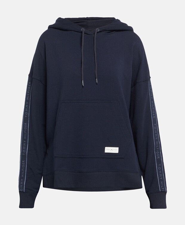 Худи с капюшоном Tommy Hilfiger, темно-синий