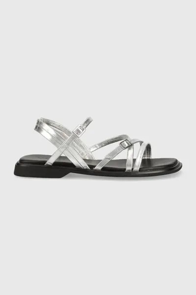 Кожаные сандалии Vagabond Izzy Vagabond Shoemakers, серебро
