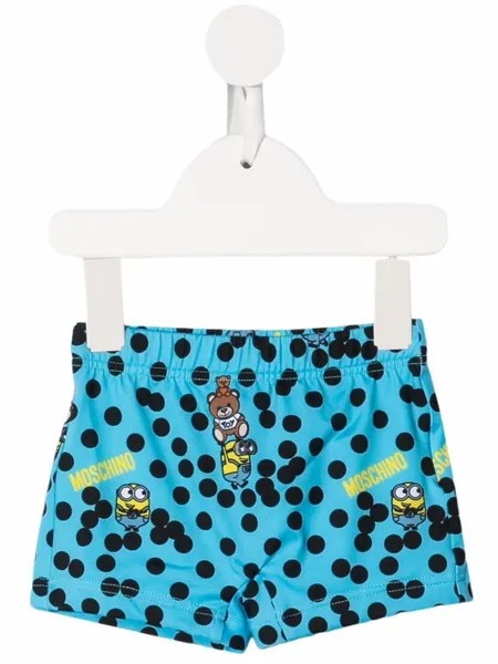 Moschino Kids плавки-шорты Toy Bear x Minions