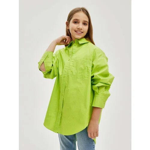 Рубашка Noble People, размер 122, зеленый