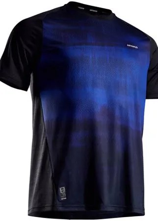 Футболка для тенниса мужская TTS 500 DRY синяя, размер: M, цвет: Ночной Индиго/Глубокий Индиго/Черный ARTENGO Х Декатлон