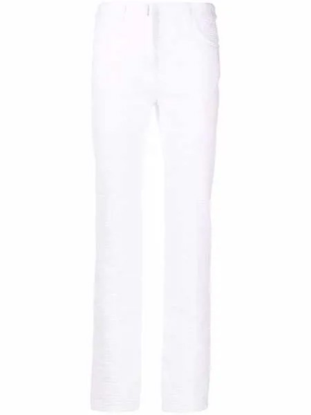Givenchy брюки прямого кроя с узором 4G