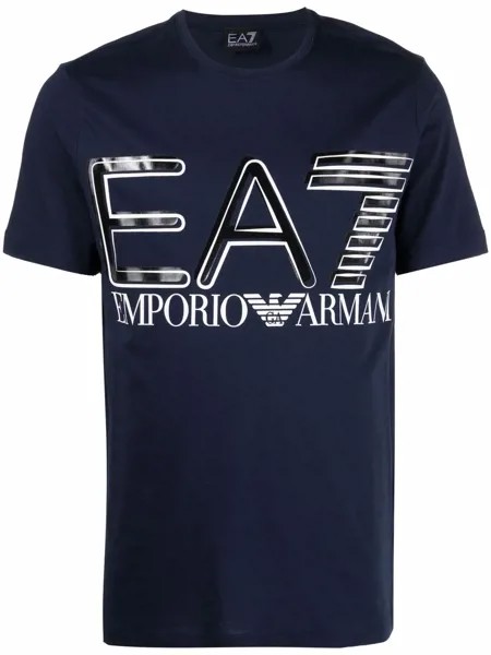 Ea7 Emporio Armani logo-print short-sleeved T-shirt
