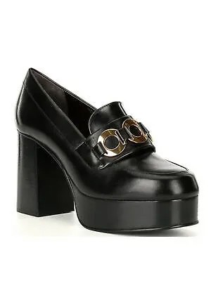 SEE BY CHLOE Черные женские лоферы на каблуке без шнуровки Jenny на платформе 1-1/2 дюйма 39