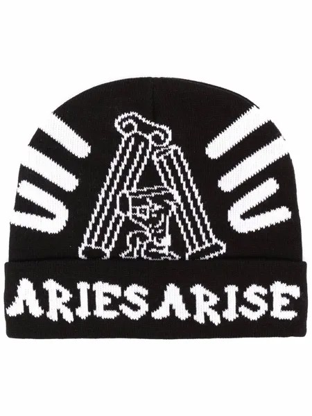 Aries шапка бини с логотипом