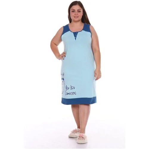 Сорочка  Toontex, размер 46, голубой