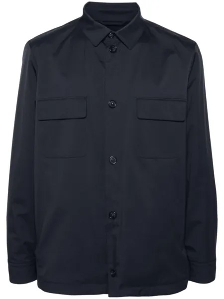Loro Piana куртка-рубашка Storm System, синий