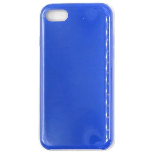 Чехол для iPhone 7/8/SE (2020) силиконовый (синий)