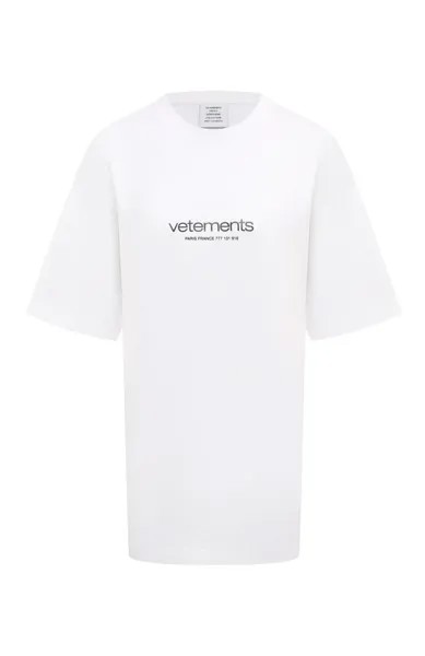 Хлопковая футболка VETEMENTS