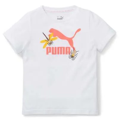 Футболка Puma Small World Prime с круглым вырезом и короткими рукавами для молодежи, размер M