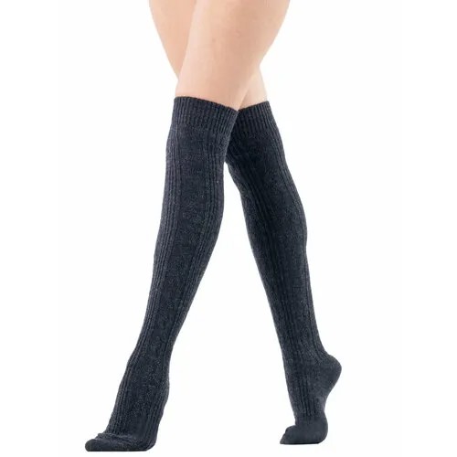 Гольфы MiNiMi WOOL & ACRYL, размер 35-38, nero melange