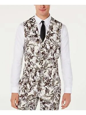 INC Мужская бежевая куртка с цветочным принтом 3XL