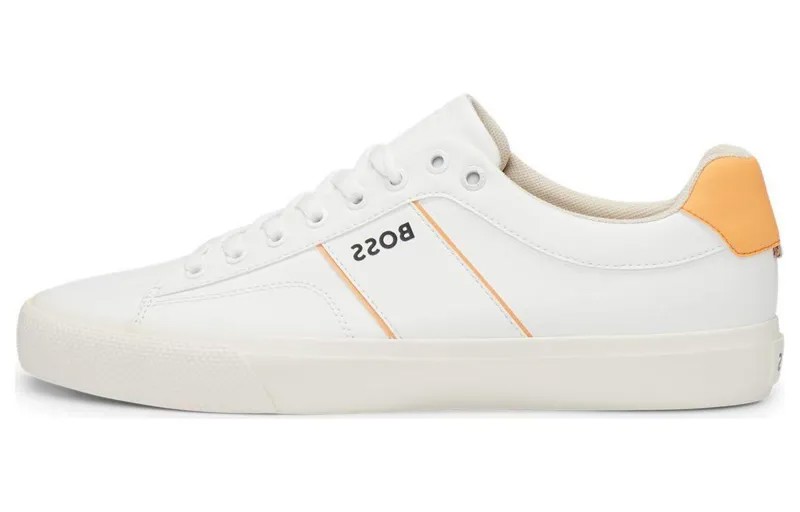 Кроссовки BOSS Aiden Leather Sneakers, белый