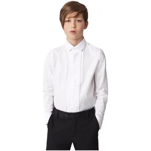 Белая рубашка Gulliver, размер 170*84*69, цвет белый