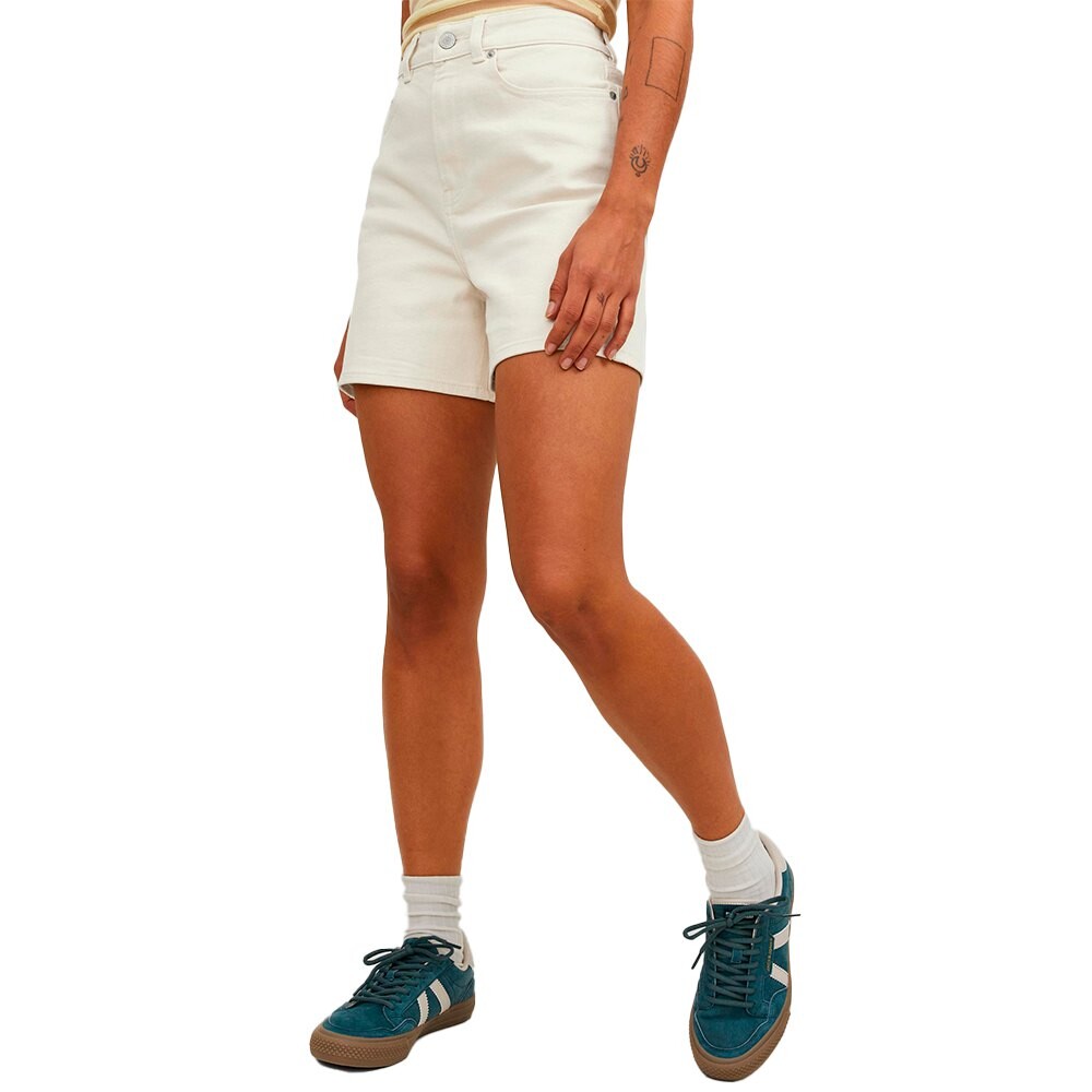 Шорты Jack & Jones Aja Pnt JJXX High Waist, бежевый
