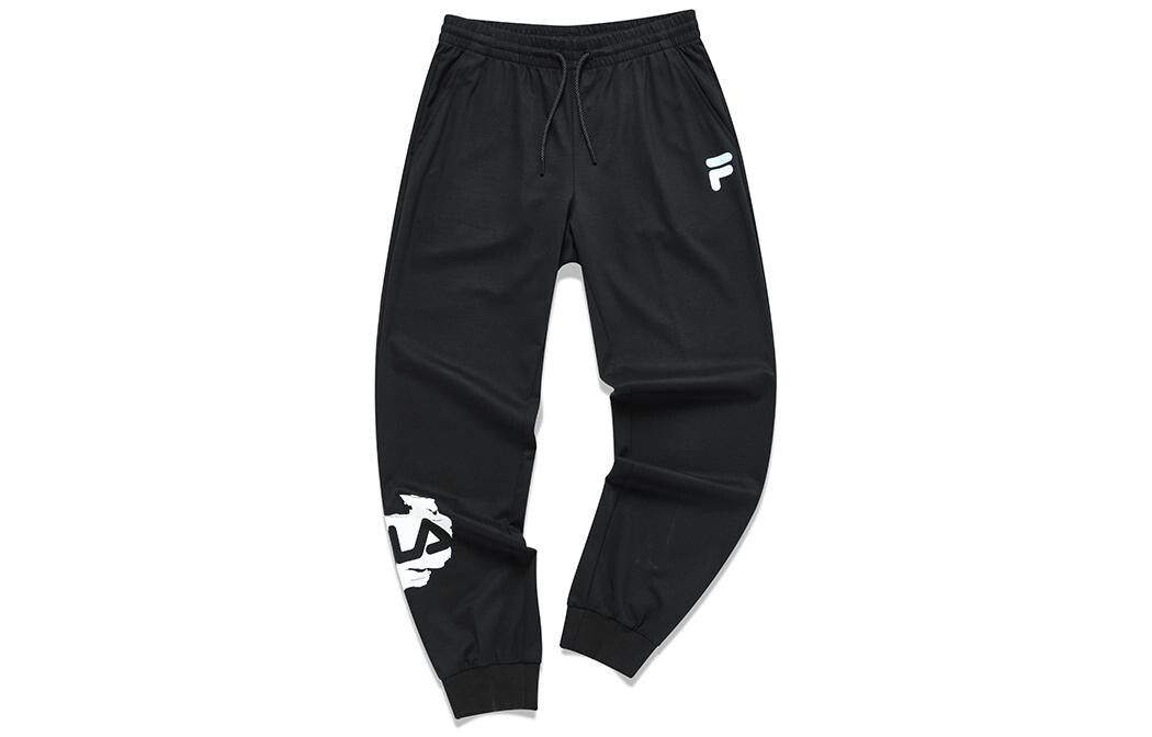 Женские трикотажные спортивные штаны FILA, цвет Black