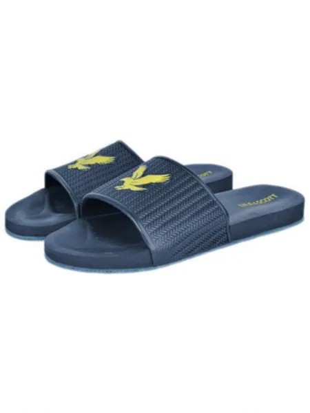 Шлепки Lyle & Scott, синий