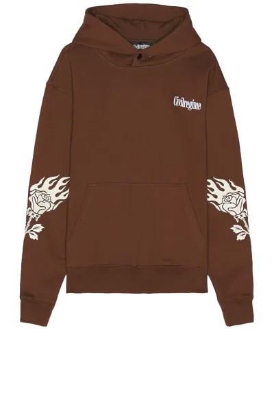 Толстовка Civil Regime A Forever Rose Snap, цвет Chocolate