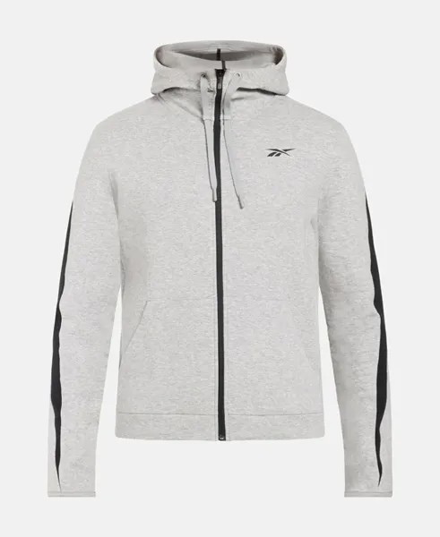 Толстовка с капюшоном Reebok, цвет Medium Grey