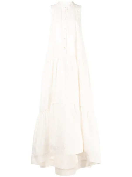 Jonathan Simkhai платье макси со сборками
