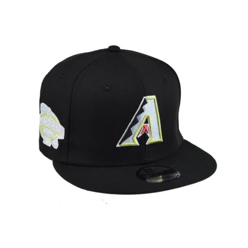 Мужская кепка Snapback New Era Arizona Diamondbacks Color Pack 9Fifty, черная-мульти