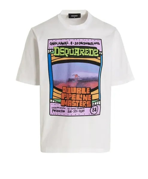 Футболка Surf Bianca Dsquared2, белый