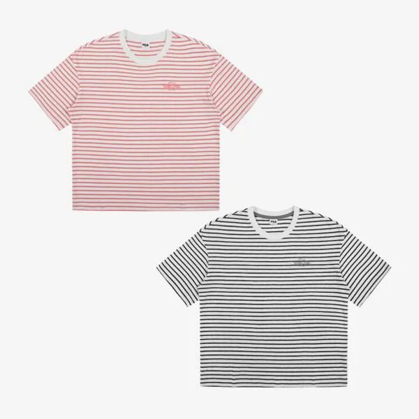 [Fila]Stripe/Women s T-Shirt/Pick 1