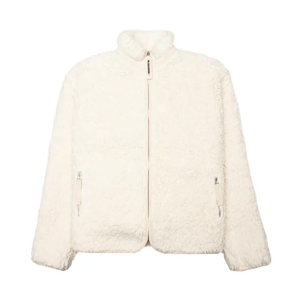 Флисовая куртка на молнии Jil Sander Eggshell