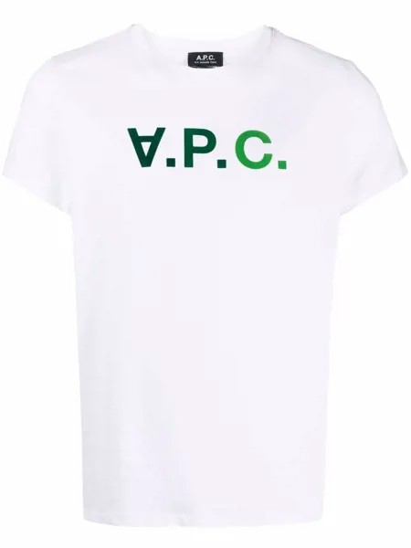 A.P.C. футболка с логотипом