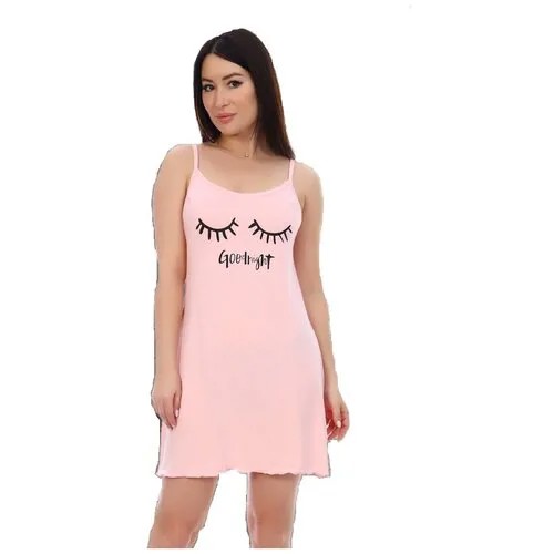Сорочка  Натали, размер 44, розовый