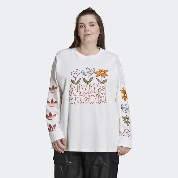 Лонгслив Always Original Graphic (Plus Size) adidas Originals