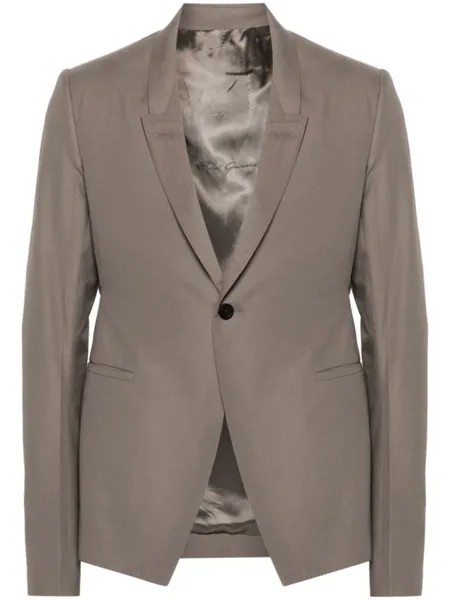 Rick Owens пиджак 73cms Soft, нейтральный цвет
