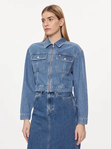 Джинсовая куртка стандартного кроя Tommy Jeans, синий